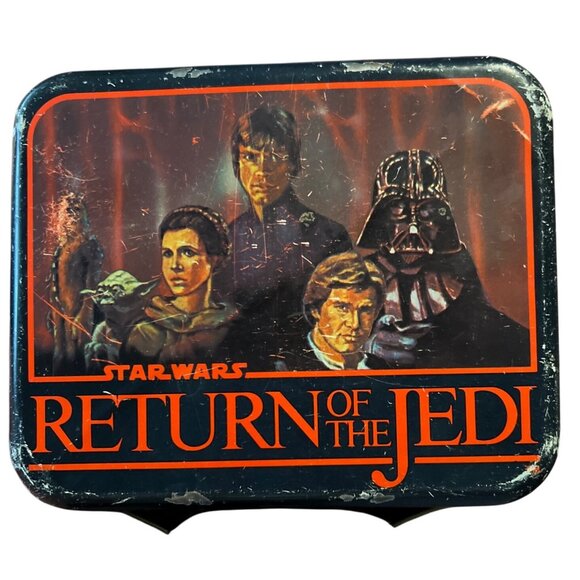 Vintage Star Wars Return Of The Jedi Chein Industries 1983 Collectible Tin - Picture 2 of 11
